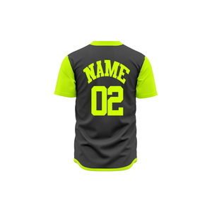 Custom Short Sleeve Baseball Shirts Blank Polyester Sublimation Printing Baseball Jersey Low MOQ Baseball Uniforms - Product Image 4