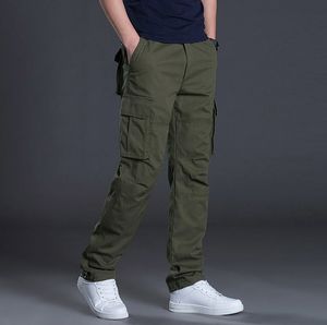 Men's Lightweight Canvas 100% Cotton Winter Workwear Slacks Multiple <b>Pockets</b> Button Fly Flat Mid Casual Sport Loose <b>trousers</b> - Product Image 5