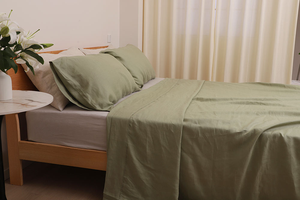 2026 Trendy Design 4 Piece Sheets <b>Set</b> Hotel Luxury Super Soft Linen Sheets <b>Set</b> - Product Image 2