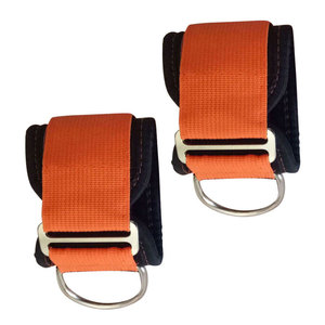 Latest Design Breathable Leather Weightlifting <b>Ankle</b> Strap Adjustable Lightweight Sustainable Gym Cable Workout <b>Support</b> - Product Image 6