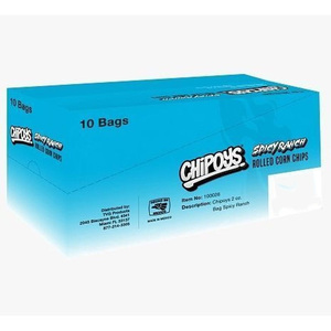 CHIPS DE TORTILLA Roulées Originales CHIPOYS 2 OZ - Product Image 3