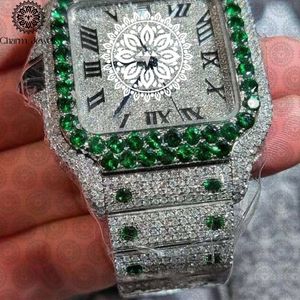 Montre de sport pour homme Charm Jewells en acier inoxydable, cadran analogique de 40 mm, bracelet en caoutchouc lumineux, mouvement mécanique, boîtier résistant à l'eau 10 bars - Product Image 3