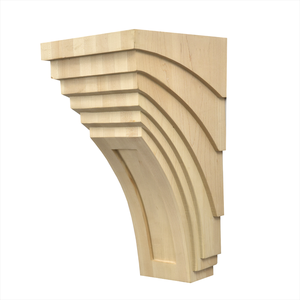 Vintage Style Solid Wood Corbels and <b>Shelf</b> <b>Brackets</b> for Kitchen Cabinet Closet Decoration Support Wooden Corbels - Product Image 1