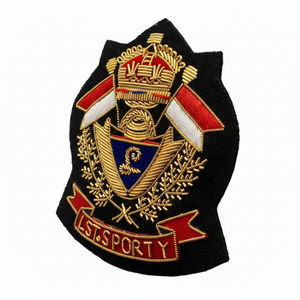 Insignias Bordadas con Hilo Metálico Personalizadas a Precio de Fábrica, Diseño OEM - Product Image 6