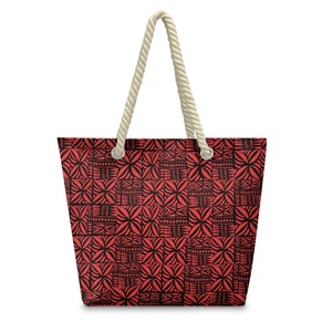 Bolso de Mano con Estampado Estilo Polinesio para Mujer, Dropship POD, Bolso Tote Informal para Vacaciones - Product Image 3
