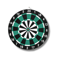 Jeu de fléchettes en laiton et fer de 12 pouces/15 pouces/17 pouces à prix abordable avec des fléchettes à pointe en acier de haute qualité, noir