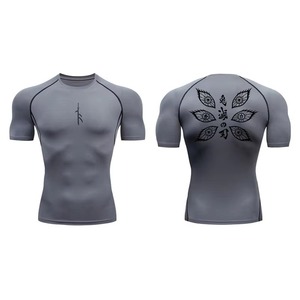 Servicio de Fábrica OEM ODM al por Mayor, Rashguard de Alta Calidad para MMA, BJJ y Grappling, 100% Poliéster, para Entrenamiento en Gimnasio - Product Image 3