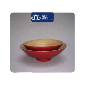 [VENTE CHAUDE] |   Bol en bambou roulé pour servir des salades, du riz, des soupes et les repas quotidiens du Vietnam - Product Image 1