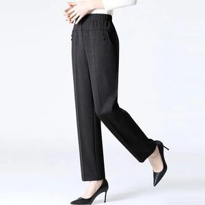 Pantalon de bureau formel taille haute pour femme, pantalon palazzo large pour femme, pantalon de travail ajusté pour femme - Product Image 4