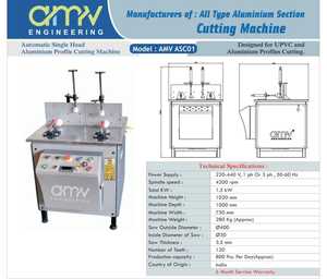 Industrial CNC Automatic Double Head Aluminum UPVC Profile Cutting Machine for Doors Windows Fabrication Plant Equipment AMV - Product Image 1
