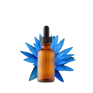 ดอกบัวสีน้ำเงินอินเดียแบบดั้งเดิมบรรจุภัณฑ์แก้วบริสุทธิ์ - Product Image 1