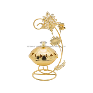 Luxury Iron <b>Incense</b> Burner Handmade Eco-Friendly Durable Decorative Floral Stand for Resin Charcoal Aromatic Spring Summer - Product Image 3