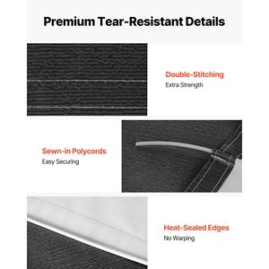 Telo di Ricambio per Tenda da Camper in Vinile Resistente da 18 once, Impermeabile, Accessorio Esterno per RV, Protezione UPF50+, Tessuto Garantito 15 Anni, 14° e 2° Anniversario - Product Image 5