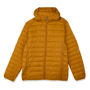 Soft Touch Polyester Quilted Puffer <b>Jacket</b> Windproof Lightweight <b>Long</b> Sleeve Thermal Coat <b>Jacket</b> for <b>Men</b> - Product Image 5