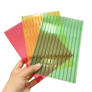 Panneau de décoration en polycarbonate transparent pour éclairage, feuille plastique double paroi pour délimitation - Product Image 2