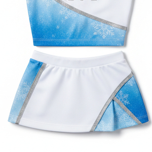Uniformes de Animadoras Sublimados Profesionales, Diseño Personalizado, Ropa con Espíritu de Equipo, Costuras de Alta Calidad para Animadoras Profesionales - Product Image 2