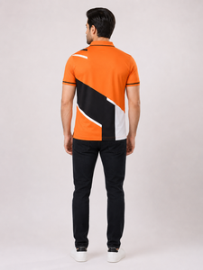 Polo para hombre, transpirable, atlético, de tela elástica, manga corta, ajuste cómodo para golf, tenis, caminar y actividades deportivas. - Product Image 3