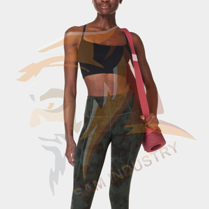 Leggings de yoga pour femmes, couleur unie, tendance, taille haute élastique, respirants, sans couture, vêtements de sport - Product Image 4