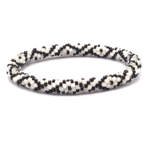 Venta Exclusiva, Diseño Único, Nuevas y Elegantes Pulseras de Cuentas de Vidrio Tejidas a Crochet de Alta Calidad para Mujer, Pulseras de Cuentas Ahana - Product Image 1