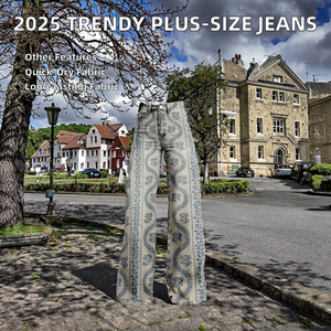 HANO 2024 Nouveau pantalon cargo droit en toile respirante pour femme, avec coutures à nœuds, taille mi-haute élastique, à lacets, non tissé, coupe ample, collection printemps - Product Image 2