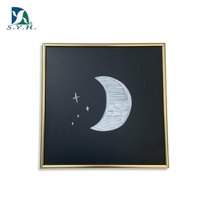 Tableau noir magnétique mural avec cadre en aluminium, léger et durable pour la maison, le bureau et l'école - Product Image 1