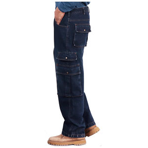 Jeans Ignífugos para Hombre, NFPA70E, 100% Algodón Denim, Ropa de Trabajo, ATPV 14cal/cm, Resistentes a las Llamas y al Arco Eléctrico - Product Image 5