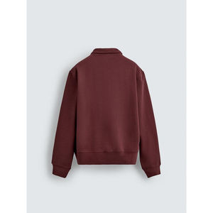 เสื้อสเวตเชิ้ตซิปครึ่งตัว Urban Men ผ้าฝ้ายพรีเมียม ฟลีซ ทรงปกติ ผลิตโดยโรงงาน OEM ขายส่ง รุ่นสำหรับสหรัฐอเมริกาและยุโรป - Product Image 3