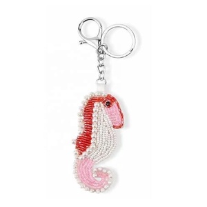 Lobster Shape Glass Beads Bag Charms Keychain <b>Cute</b> Beaded Bag Charms for Tote Bag Accessories Handbags <b>Purse</b> Charm Gifts - Product Image 6