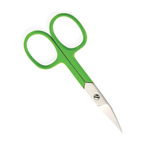 Tijeras Profesionales para Cejas Gervet TI-106 con Hoja Curva de Acero Inoxidable, Mango de Cerámica, Diseño para Diestros, Agarre Suave - Product Image 3