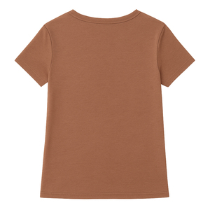 T-shirt décontracté personnalisable pour femme, col en V, manches longues, en molleton écologique, respirant, séchage rapide, anti-boulochage, imprimé numérique - Product Image 5