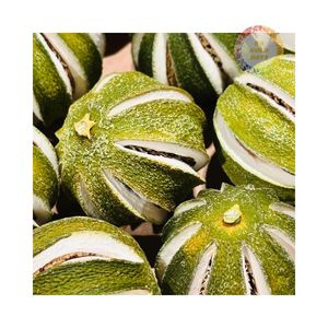 CHRISTMAS EVE DECORATIVE WHOLE LEMON MADE FROM <b>DRIED</b> GREEN <b>LIME</b> IN VIETNAM CHEAP PRICE WHOLESALE <b>DRIED</b> CITRUS FRUIT SPLIT CUT - Product Image 5
