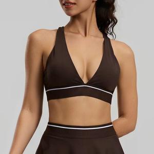 Sujetador Deportivo Ecológico Personalizado de Talla Grande con Soporte Alto, Secado Rápido, Transpirable, con Relleno Extraíble para Mujer, para Correr y Gimnasio - Product Image 1