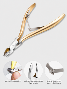 Cuticle Care <b>Tool</b> Japanese Stainless Steel Hand And Feet Dead Skin Trimming Salon Quality <b>Nail</b> <b>Tools</b> - Product Image 6