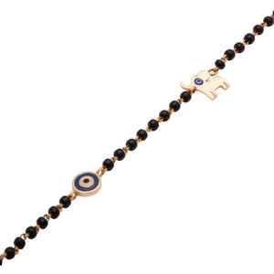 Pulseras de Cadena de Oro de 18k para Niños, Certificadas por SGL, Fabricante, Personalizadas, con Diamantes CZ Brillantes Redondos, Religiosas, Venta al Por Mayor - Product Image 1