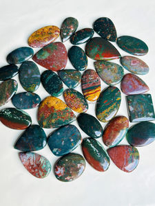 Bloodstone อัญมณีหลวมหินบลัดสโตนธรรมชาติหินบลัดสโตน - Product Image 2