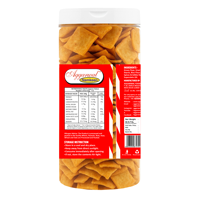 Chips Crujientes de Guisantes Verdes Salados, Snack Vegetal Namkeen, Sin Gluten, Cuadrados, para Venta al por Menor y al por Mayor