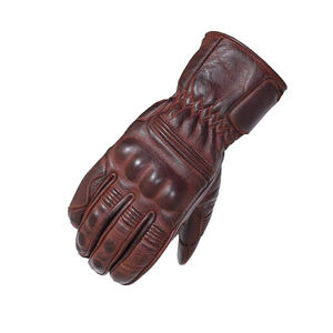 Guantes de Motocicleta de Cuero Genuino con Pantalla Táctil, Protección de Nudillos Rígidos y Logotipo Personalizado - Product Image 4