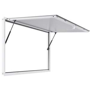 Aluminum Alloy Frame 60x36 Concession <b>Window</b> for Food Trucks 85 Degrees Stand Serving <b>Window</b> Rainwater Resistant <b>Awning</b> Door - Product Image 1