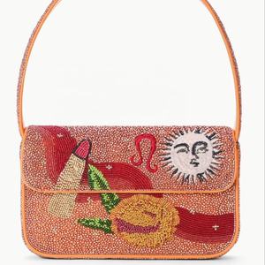 Sacs à main en coton durables de style bohème pour femmes indiennes, conçus par des designers, avec des perles du zodiaque, sacs de soirée, sacs de shopping - Product Image 6