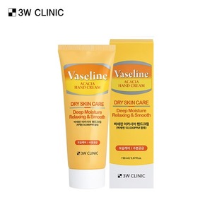 Crème pour les mains 3W CLINIC Vaseline ACACIA 150ml, soin des mains coréen K-Beauty, hydratation intense, nourrissante, protection de la barrière cutanée pour peaux sèches - Product Image 1
