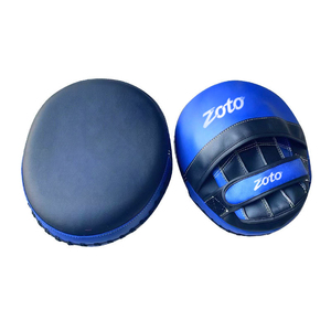 Professional PU Leather Boxing Focus Pads Curved Punching Mitts Custom Logo Coaching Target MMA Gear Wholesale - Product Image 3