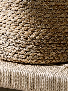 Juego de 3 cestas redondas de color oscuro hechas a mano de mimbre marino, cestas de almacenamiento al por mayor, ecológicas, hechas en Vietnam. - Product Image 5