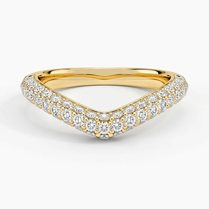 0.33 Ct Moissanite Round Brilliant Cut Prong Setting Gold Plated 925 <b>Silver</b> Minimalist Eternity <b>Band</b> <b>Ring</b> for Women - Product Image 6