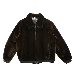 Manteau long d'hiver pour femme en fausse fourrure de luxe, doublure en soie douce et respirante, manches longues, chaud, OEM ODM, vente en gros - Product Image 1