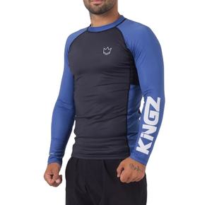 Fabricant de rashguards durables pour hommes 2026, en spandex et polyester, pour MMA et lutte, logo personnalisable et service OEM - Product Image 1