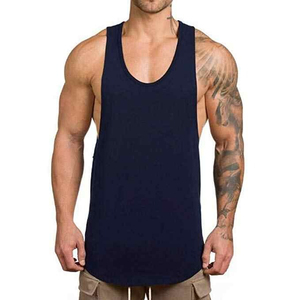 Professional Design Quick Dry Gym Fitness Tank Top <b>Vests</b> for Men Blank Solid Color <b>Stringer</b> Male T-Shirts Casual Sleeveless Top - Product Image 5
