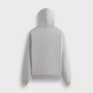 Sweat à capuche zippé gris clair personnalisé-Sweat à capuche minimaliste classique pour hommes et femmes en streetwear et mode décontractée OEM ODM personnalisé - Product Image 3