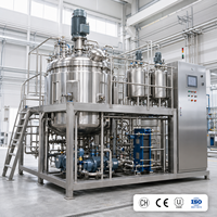 Cuve de mélange en acier inoxydable SUS304 de 30 L avec homogénéisateur à cisaillement élevé pour l'industrie alimentaire, cosmétique et chimique