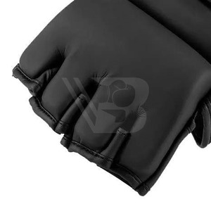 Gants de MMA demi-doigts respirants fabriqués au Pakistan avec fermeture auto-agrippante – Meilleur prix, service OEM – Gants de MMA demi-doigts pour hommes - Product Image 4