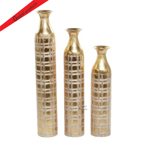 Florero de Metal de Diseño Moderno, Maceta para Sala de Estar, Sala de Recepción, para Decoración - Product Image 6